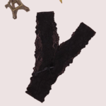 Crimson Shadow Lace V-String Panty - Image 3