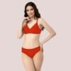 Cherry Hug – Red Cotton Bra & Panty Set - Image 3