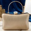 Champagne Glow Luxe Evening Clutch Bag - Image 3