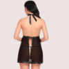 Flirty Sheer and Lace Chemise in Black - Image 4
