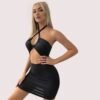 Noir Seduction Babydoll Nightwear - Image 2