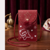 Ruby Star Pom-Pom Mobile Sling Bag - Image 3