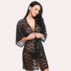 Soft & Lightweight Transparent Lace Robe - Image 2
