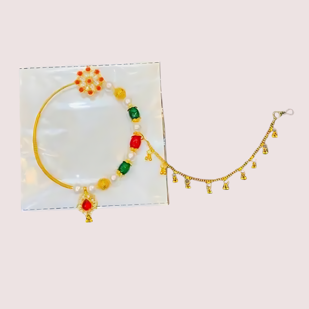 vU4ZjD4seWOYNUgiT1b33tIBanIHqIlk5fdpfHx0-1.png Chic Gold-Plated Nose Ring with a Minimalist Chain - Image 1