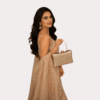 Champagne Glow Luxe Evening Clutch Bag - Image 2