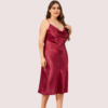 Plus Size Classic Satin Sleepwear (4XL–5XL) - Image 2